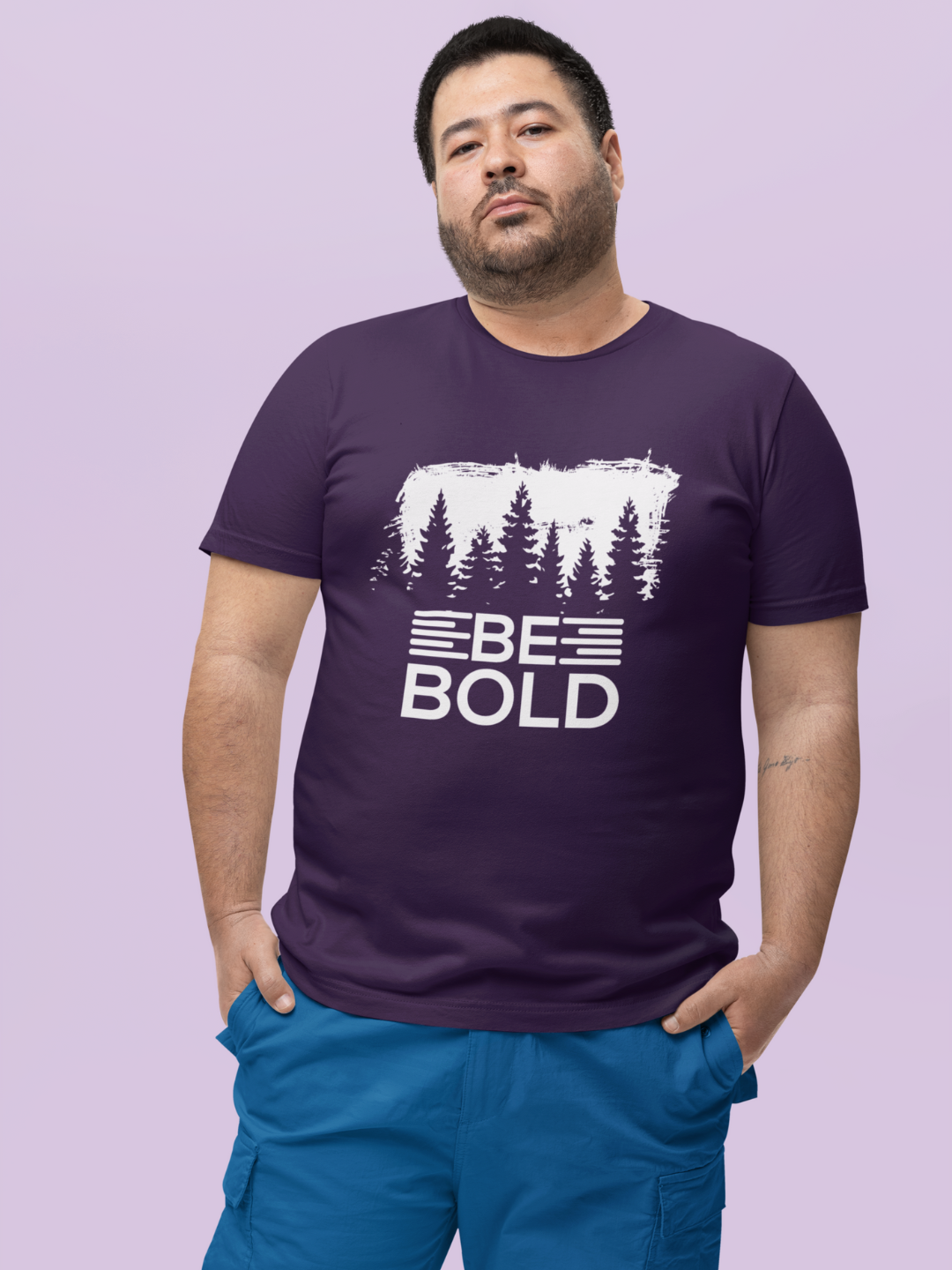 Be Bold Men's Printed T-shirt -
