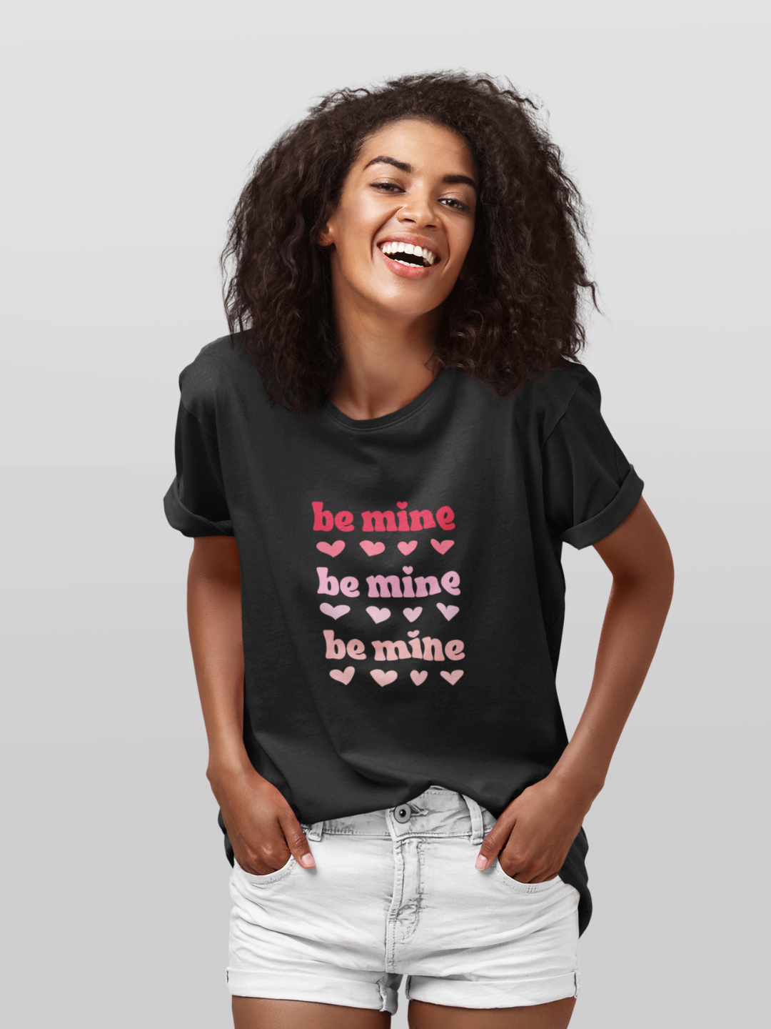 Be Mine Women's Printed T-shirt -