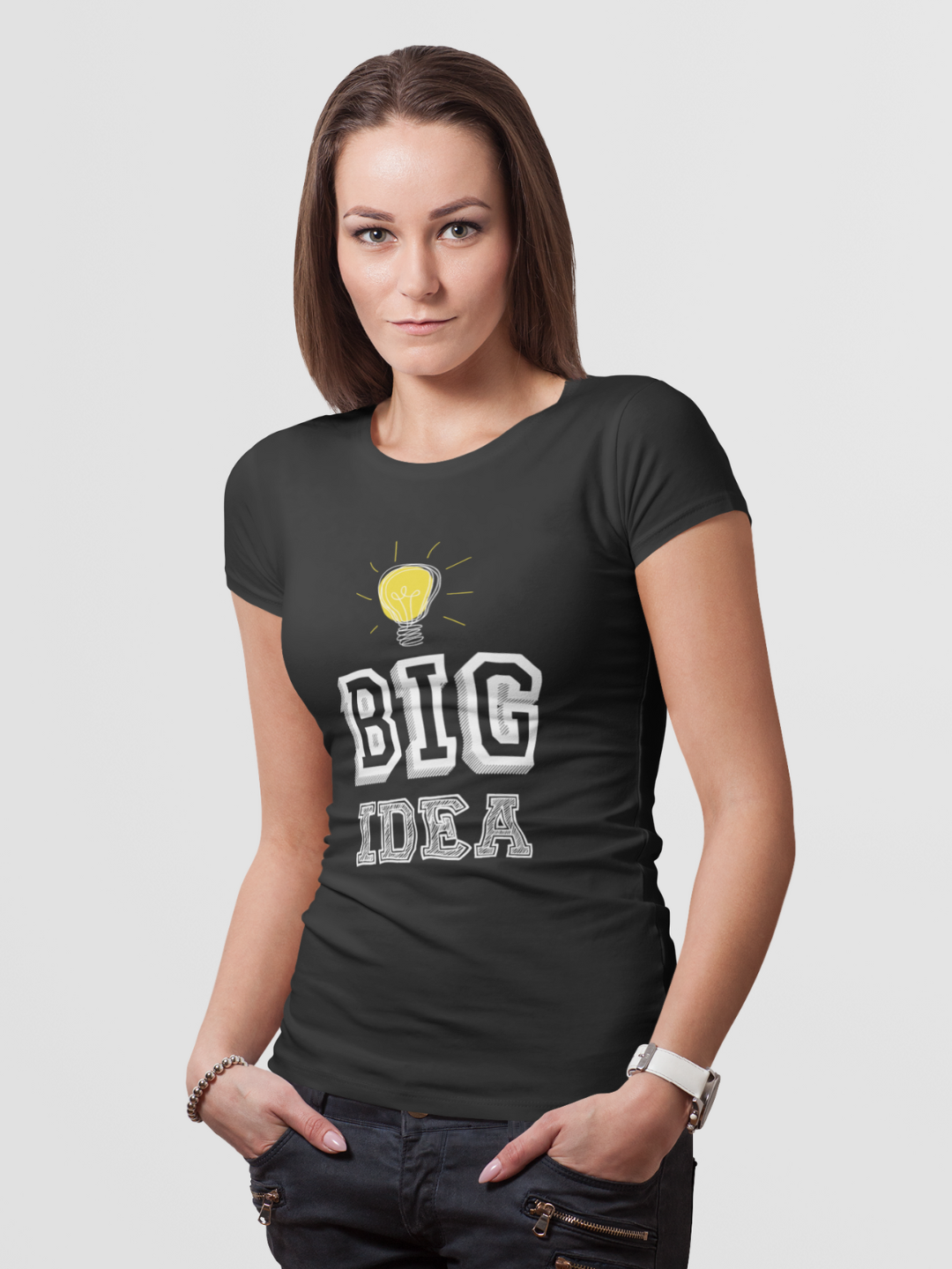 Big Idea Women's Printed T-shirt -