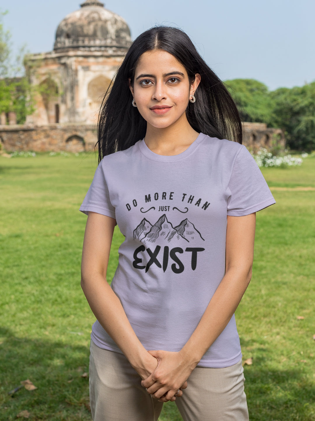Do More Than Just Exist Women's Printed T-shirt -