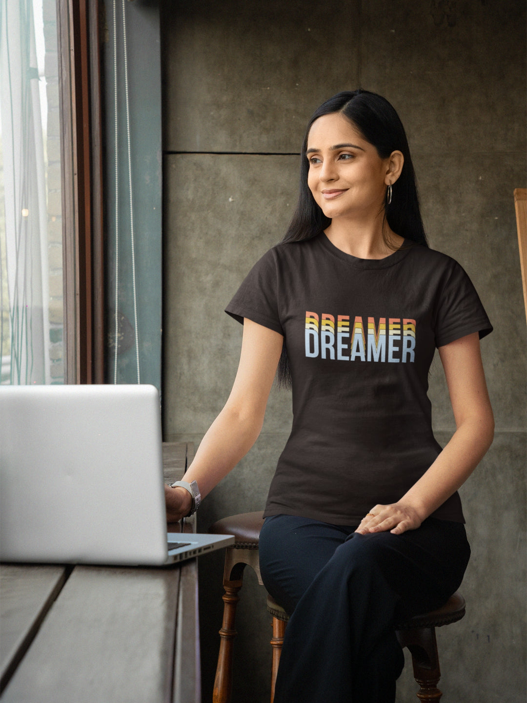 Dreamer Women's Printed T-shirt -
