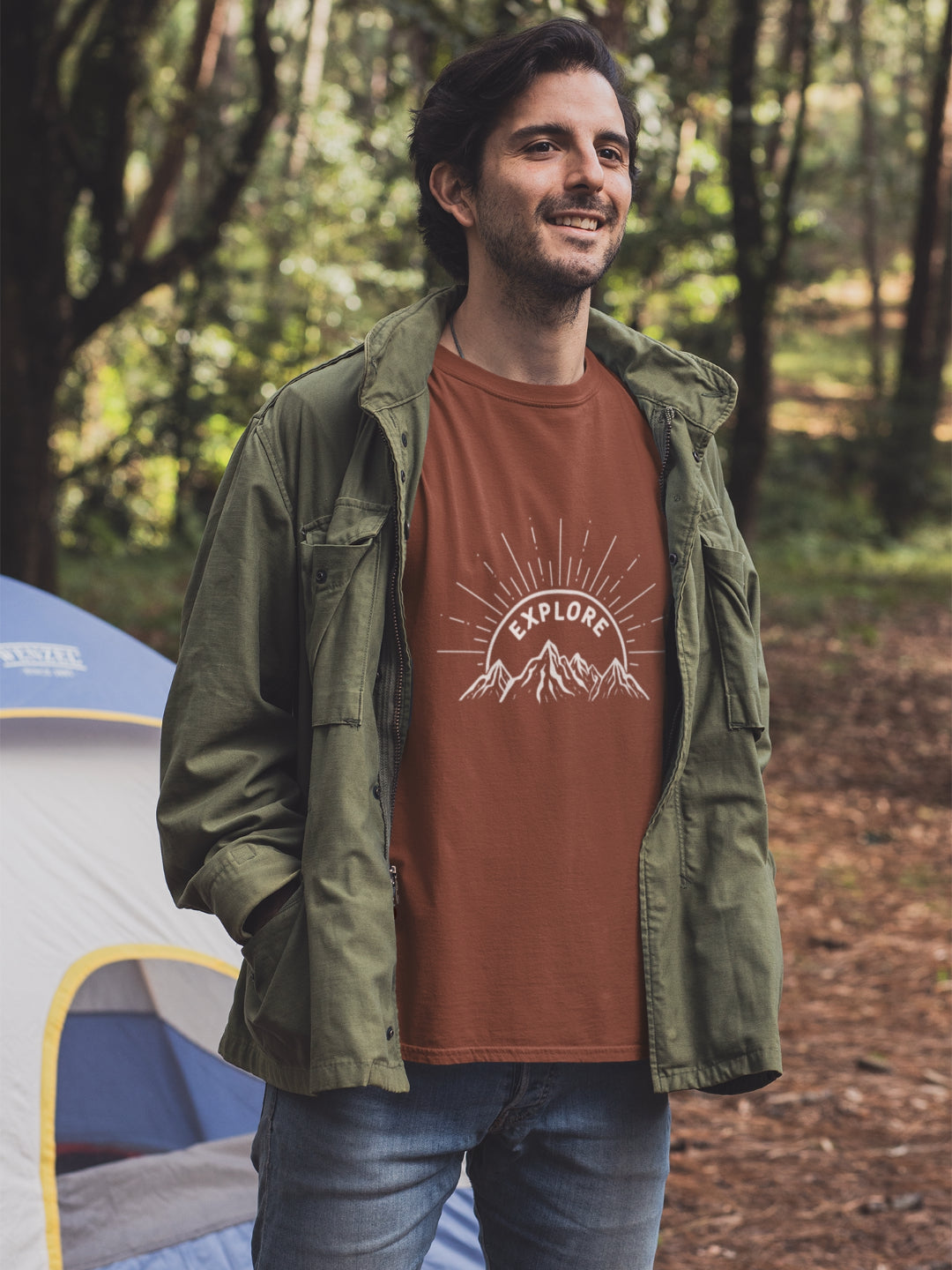 Explore Men's Printed T-shirt -
