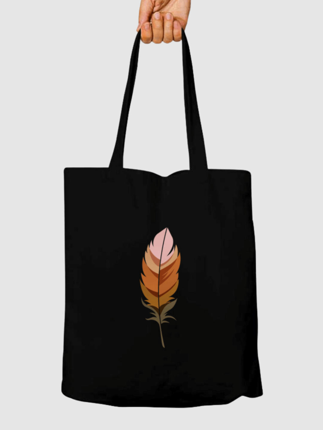 Feather Eco-Friendly Canvas Tote Bag -