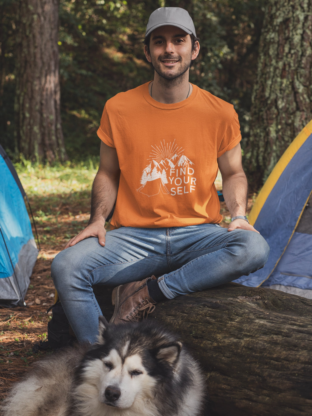 Find Yourself Men's Printed T-shirt -