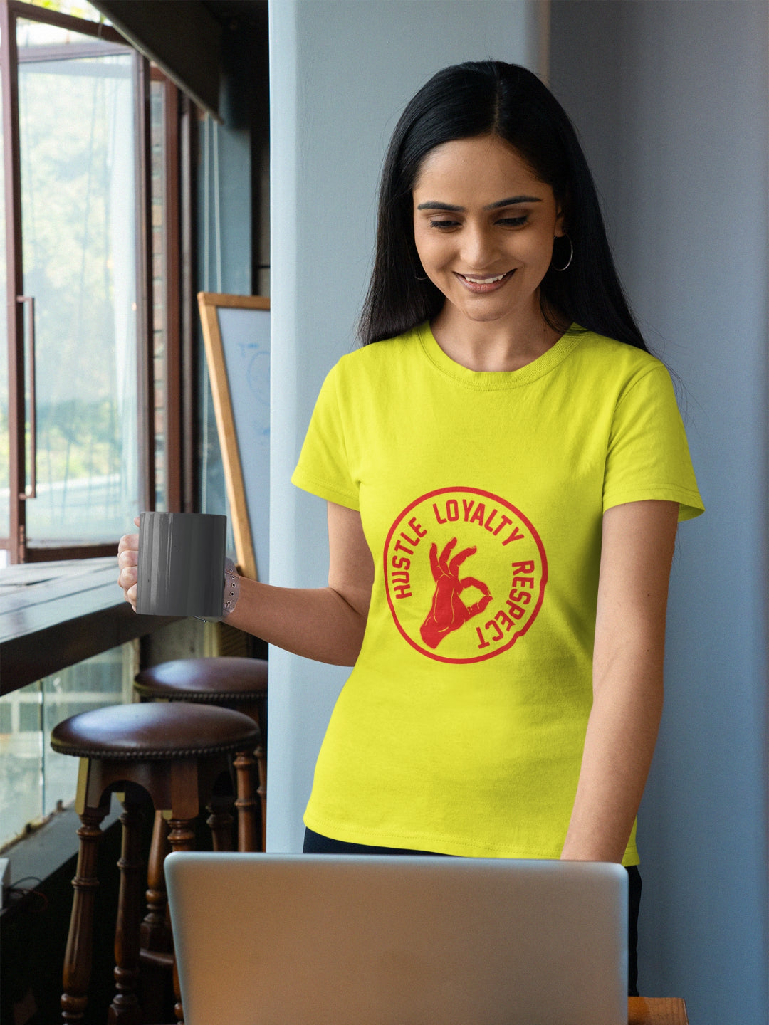 Hustle Loyalty Respect Women's Printed T-shirt -