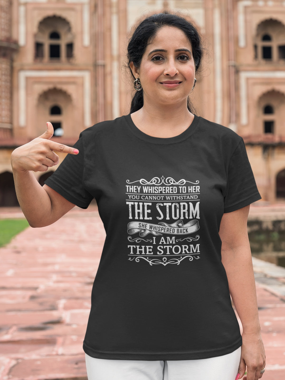 I Am The Storm Women's Printed T-shirt -