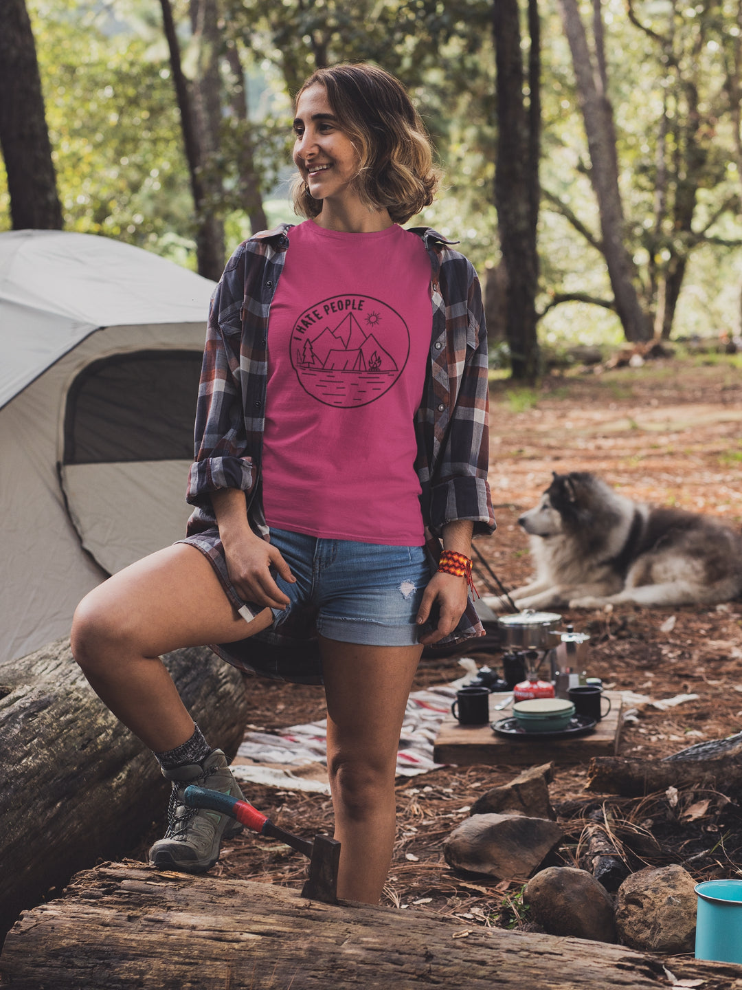 I Hate People Women's Printed T-shirt -