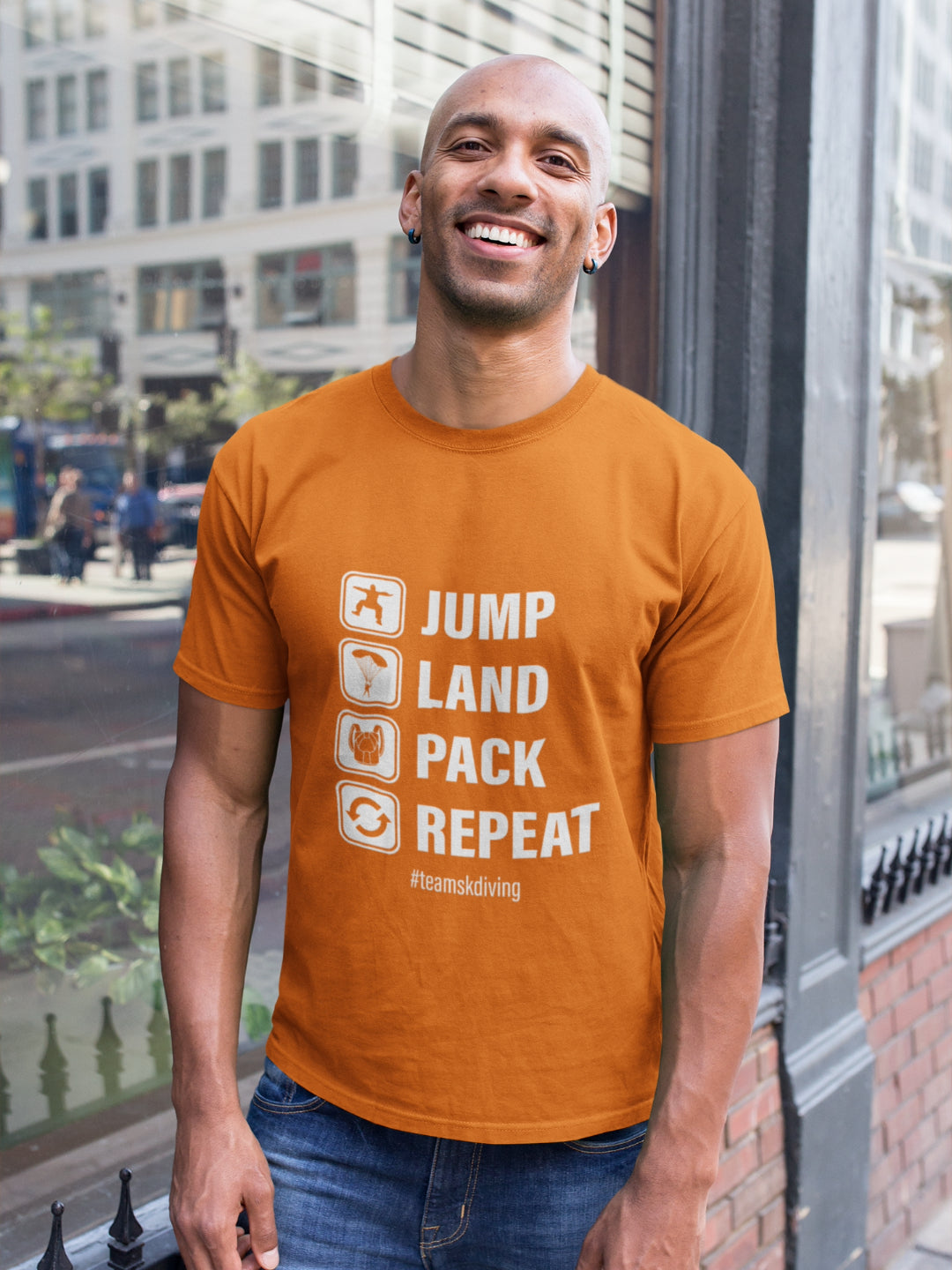Jump Land Pack Repeat Men's Printed T-shirt -