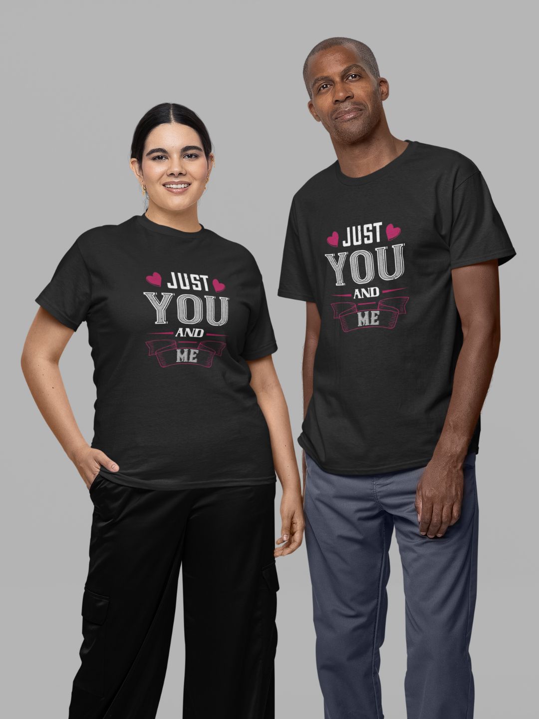 Just You And Me Unisex Printed T-shirt -