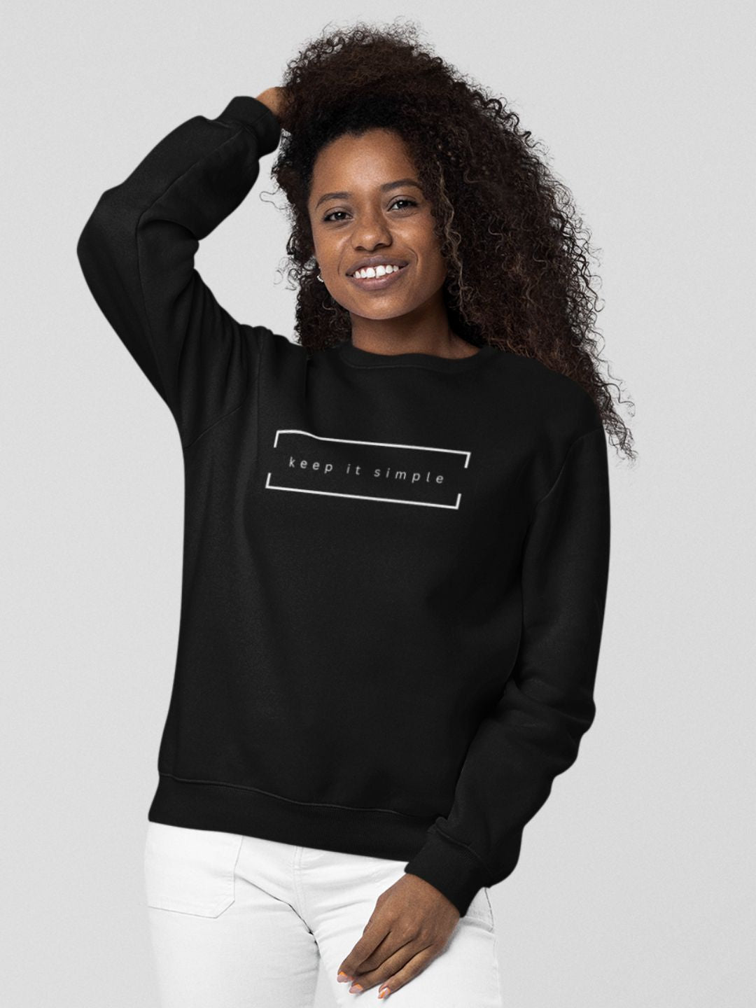 Keep It Simple Unisex Sweatshirt -