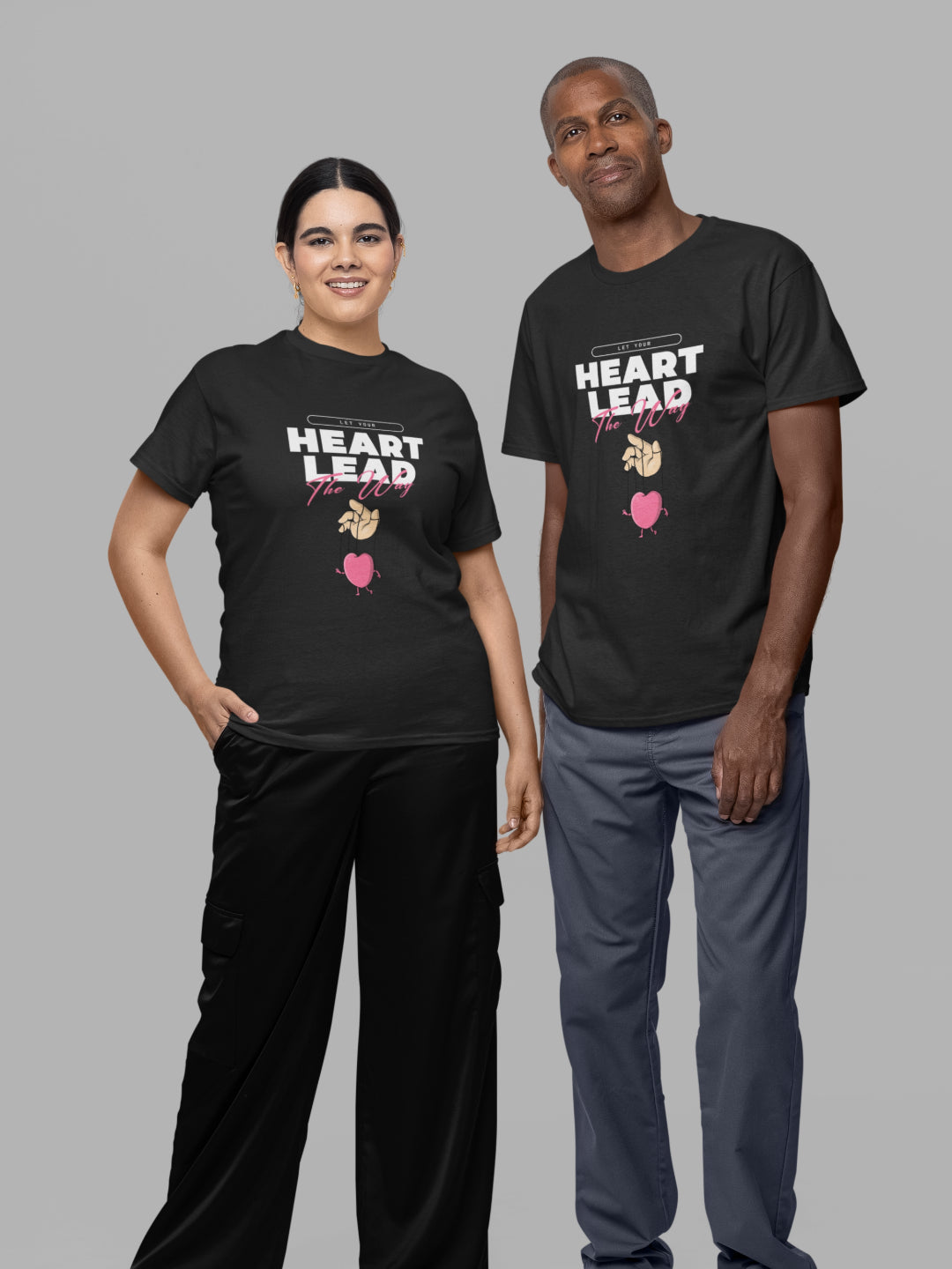 Let Your Heart Lead The Way Unisex Printed T-shirt -