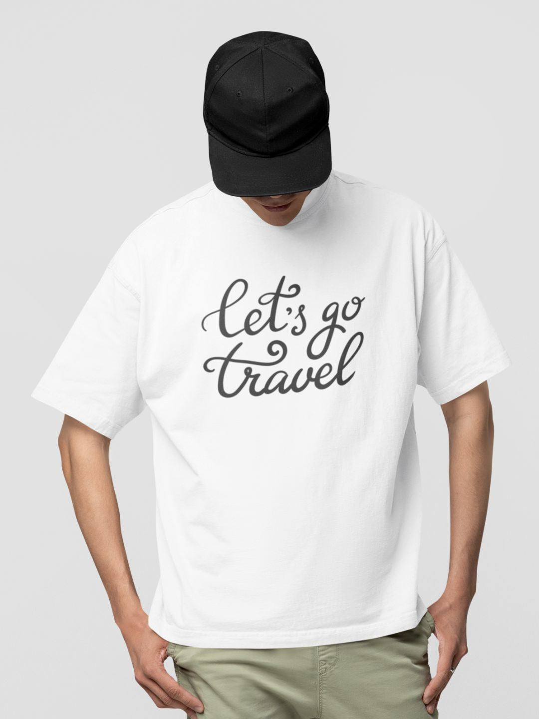 Let’s Go Travel Unisex Oversized T-Shirt -