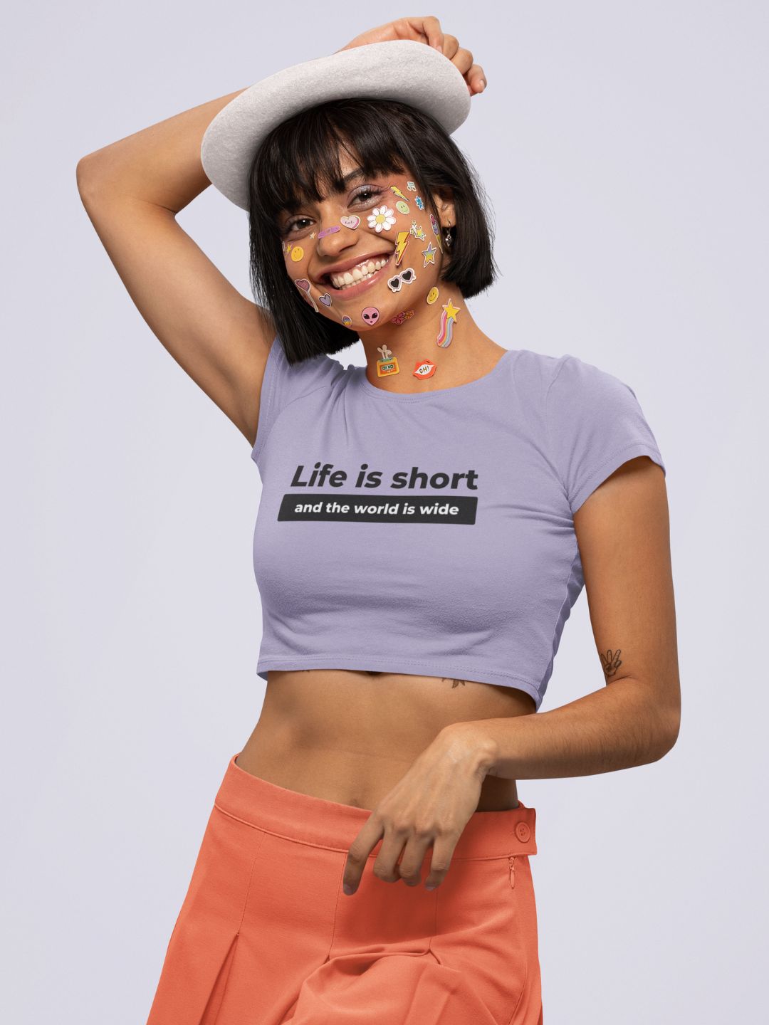 Life Is Short Women's Crop Top -