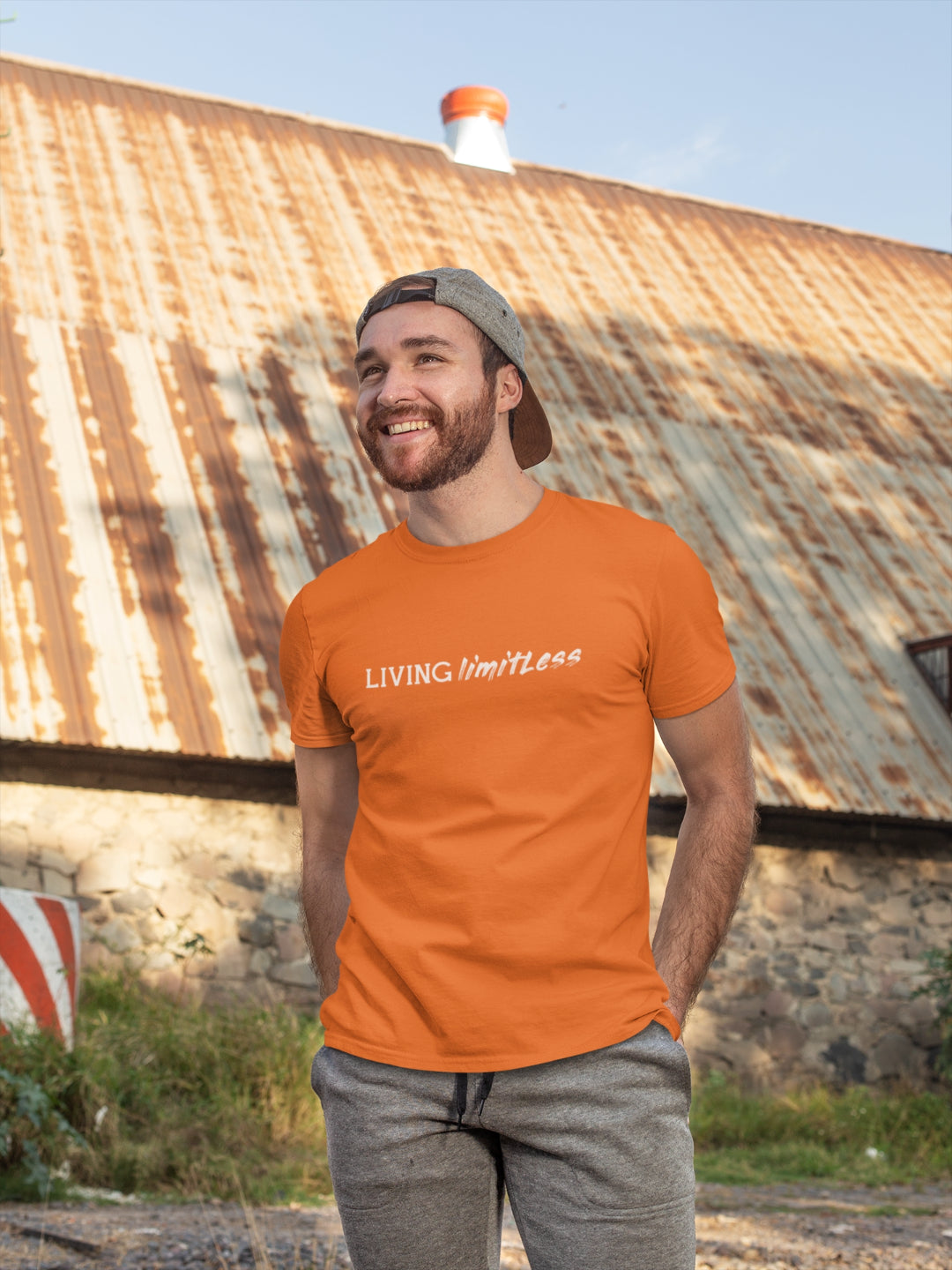 Living Limitless Men's Printed T-shirt -