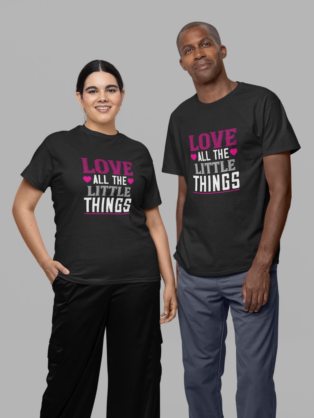 Love All The Little Things Unisex Printed T-shirt -