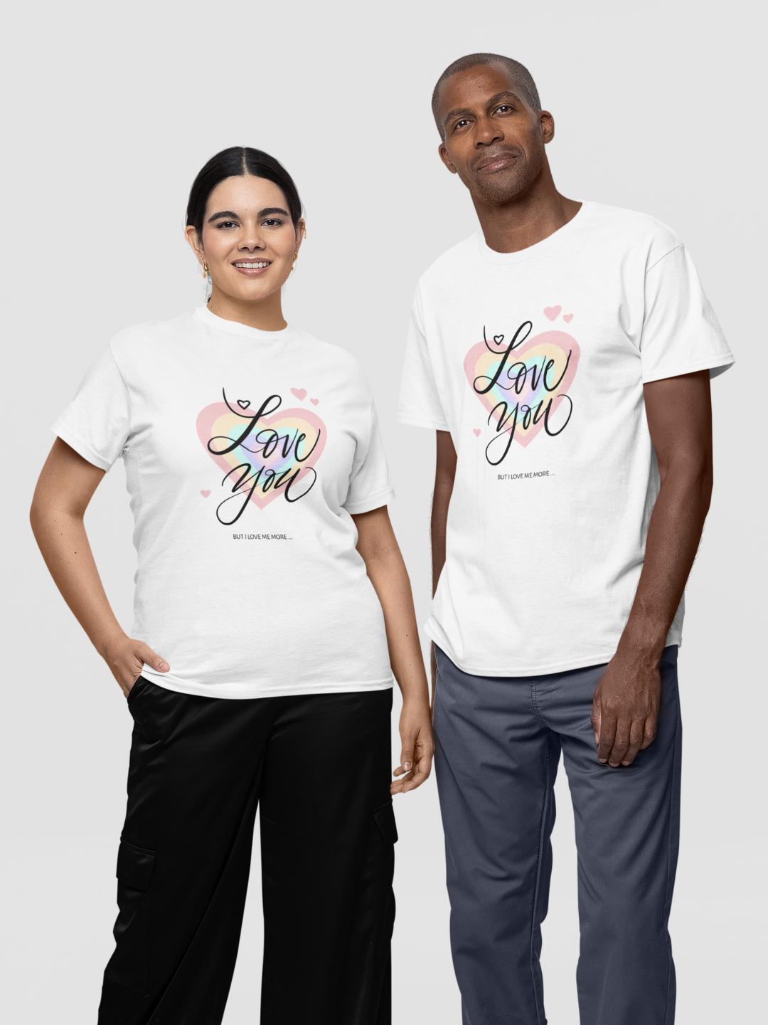 I Love Me More Unisex Printed T-shirt -
