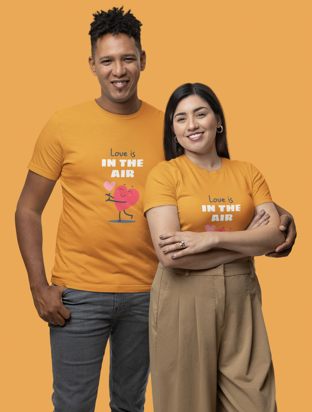 Love Is In The Air Unisex Printed T-shirt -