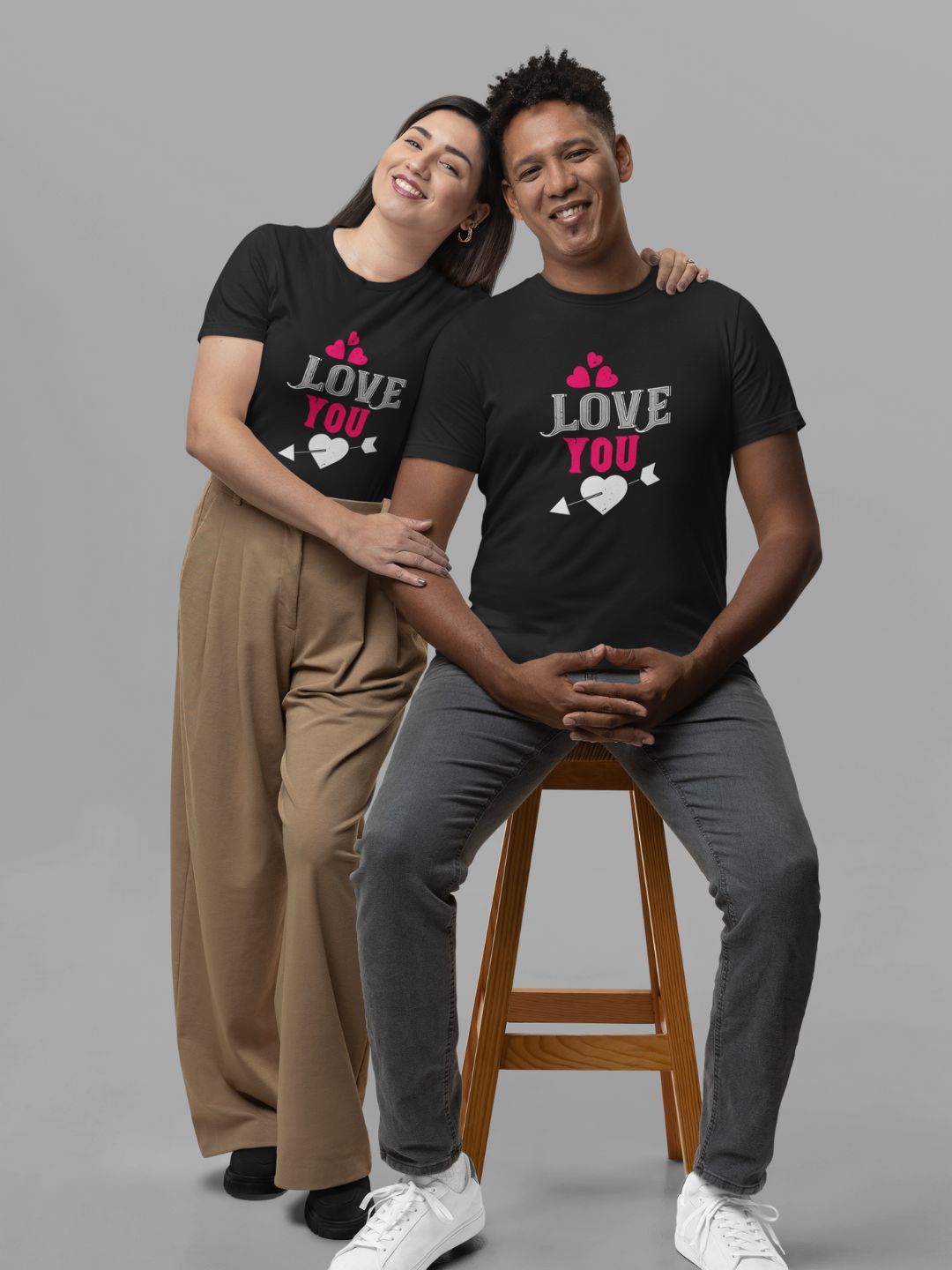 Love You Unisex Printed T-shirt -
