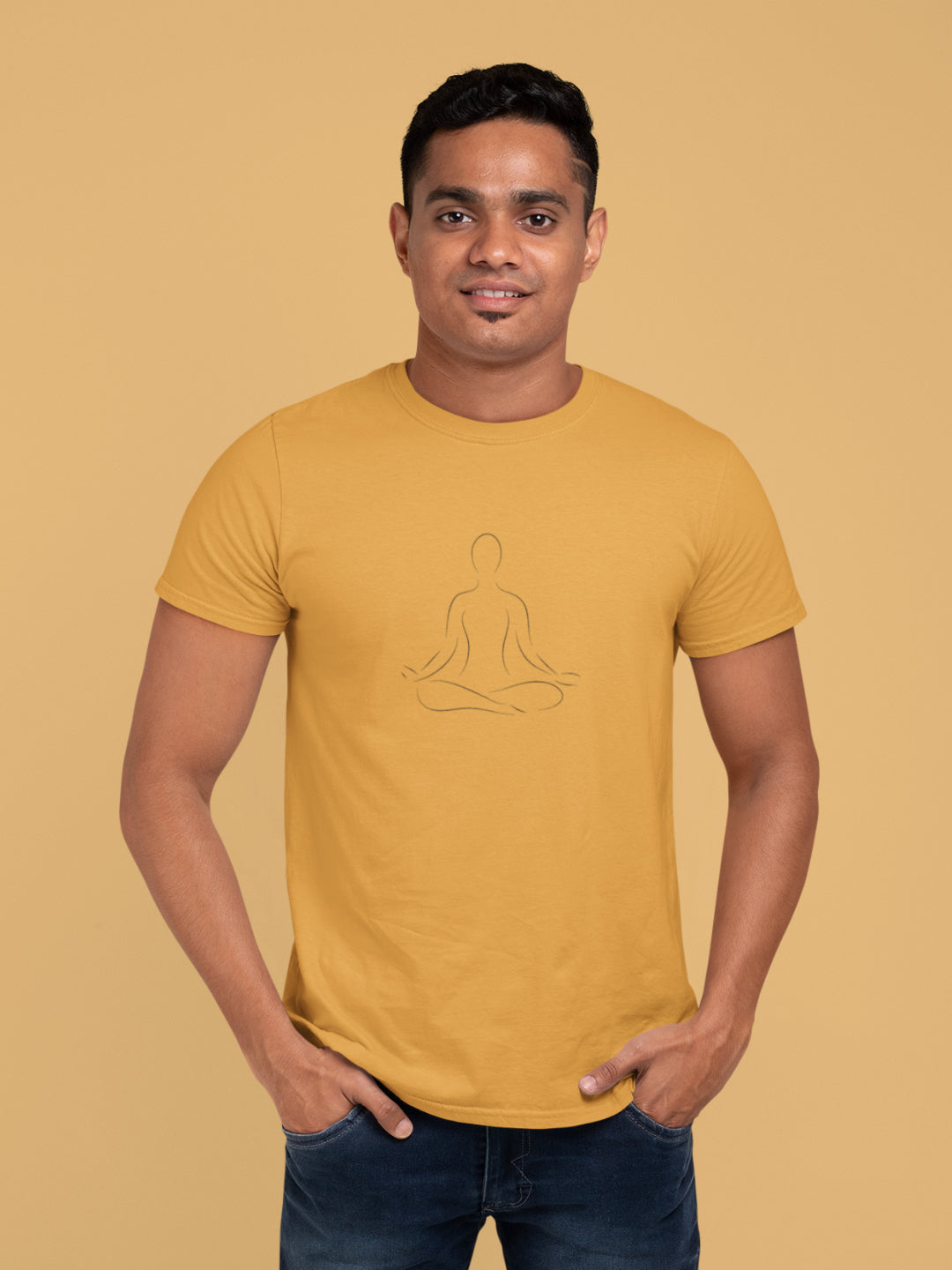 Meditate Unisex Printed T-shirt -