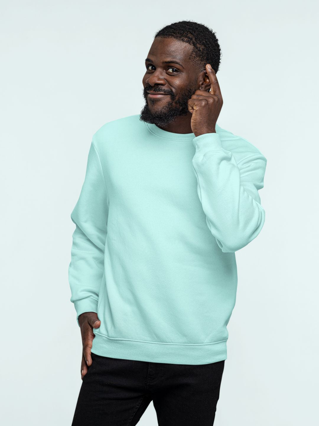 Mint Unisex Plain Sweatshirt -