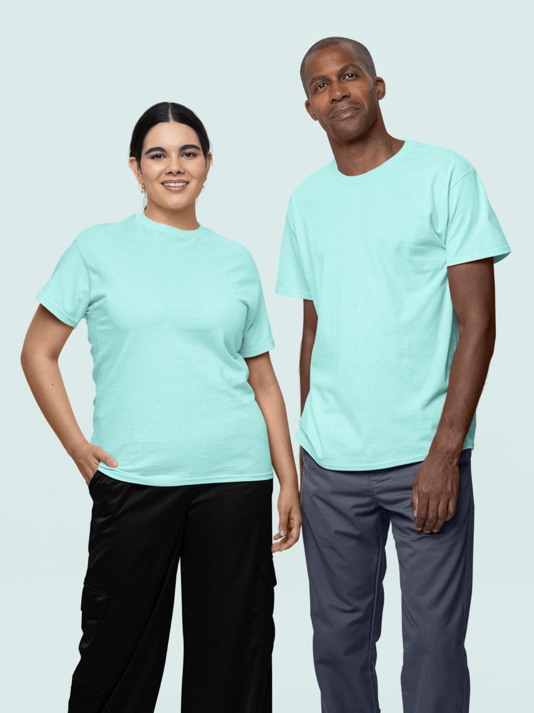 Mint Unisex Plain T-Shirt -