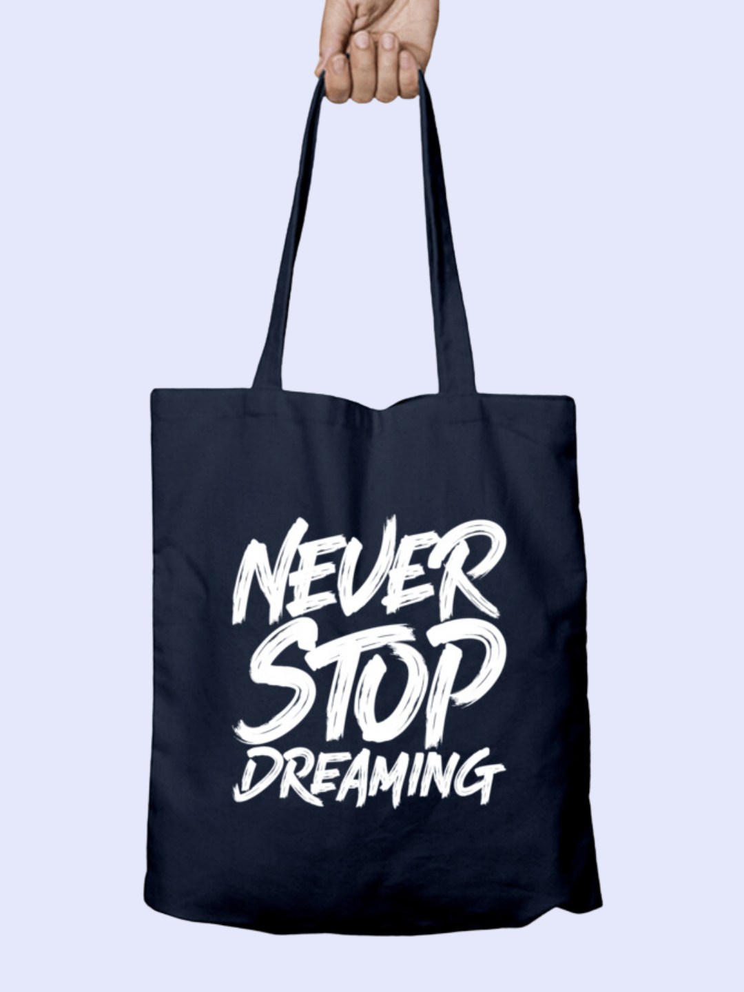 Never Stop Dreaming Canvas Tote Bag -