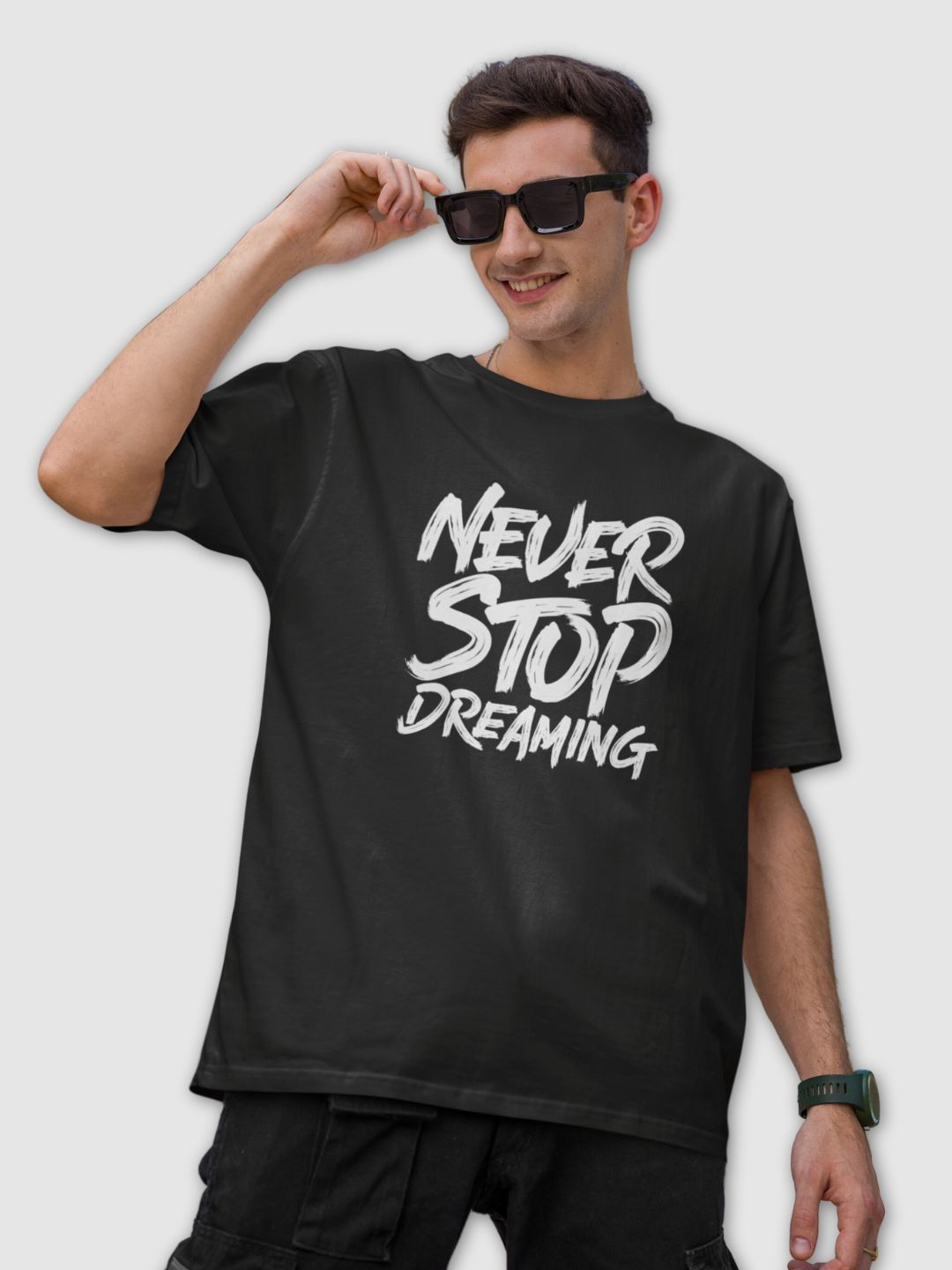 Never Stop Dreaming Unisex Oversized T-Shirt -