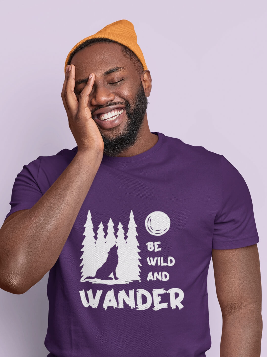 Be Wild And Wander Men's Printed T-shirt -