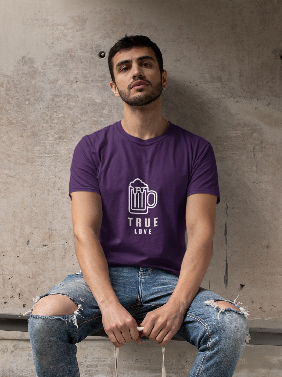 Beer Is My True Love Unisex Printed T-shirt -