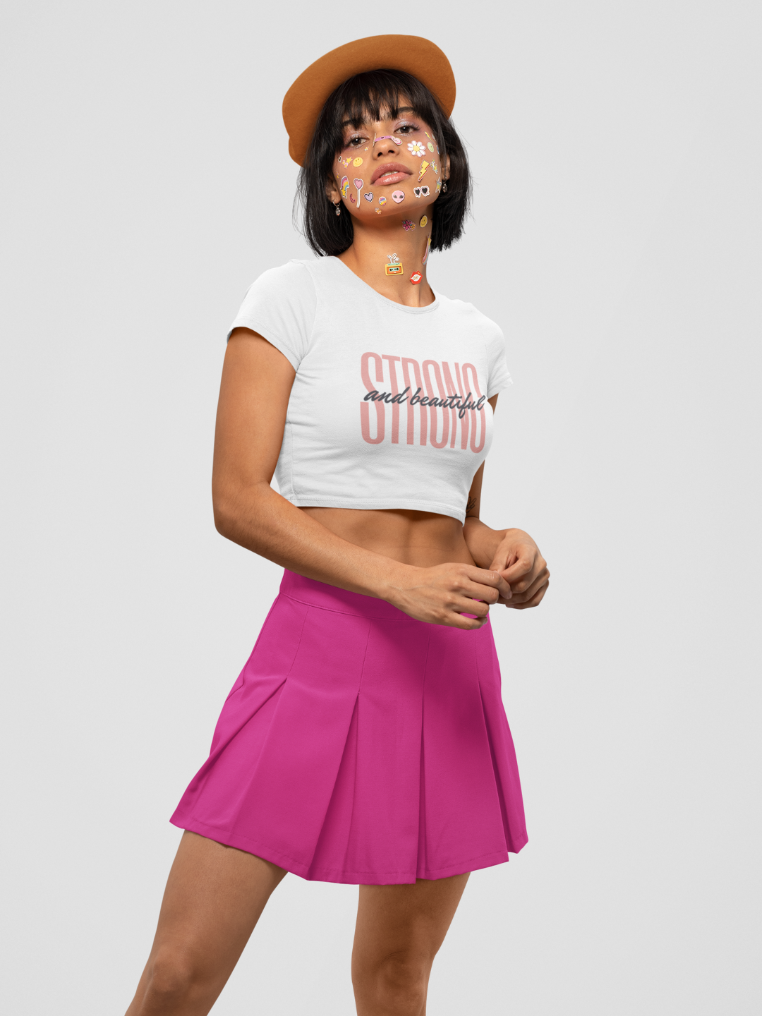 Strong And Beautiful Women's Crop Top -