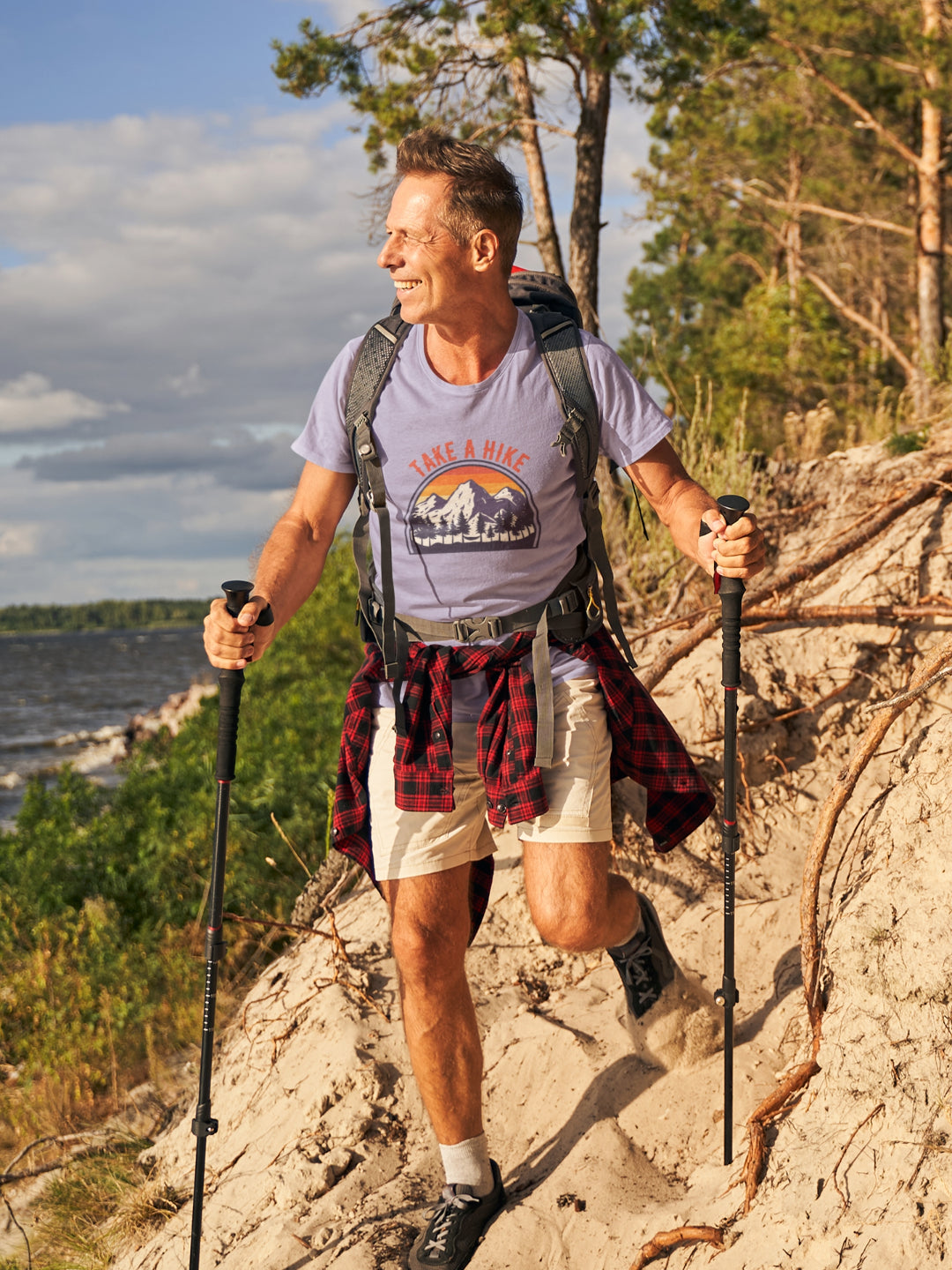 Take A Hike Men's Printed T-shirt -