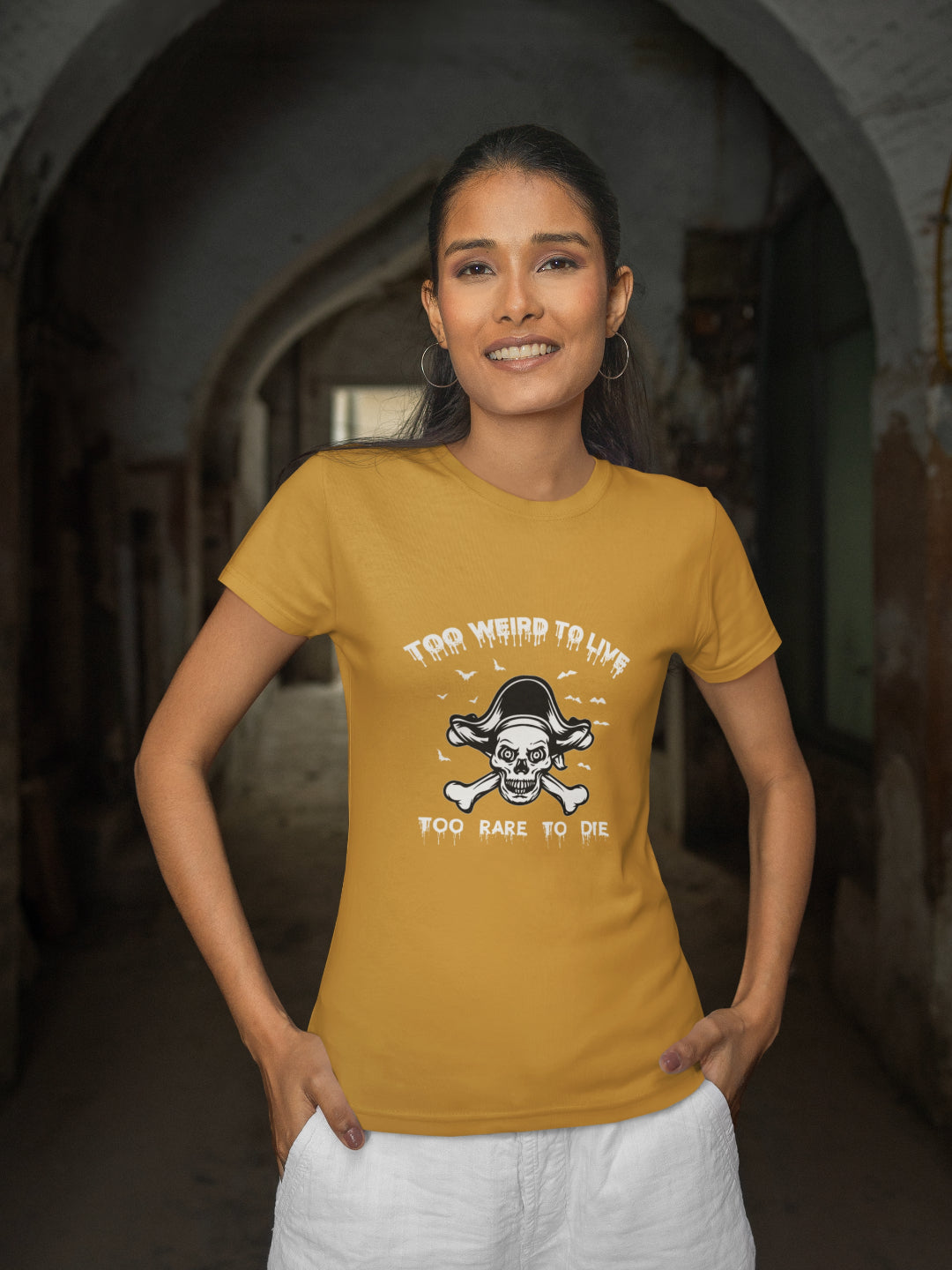 Too Weird To Live Too Rare To Die Women's Printed T-shirt -