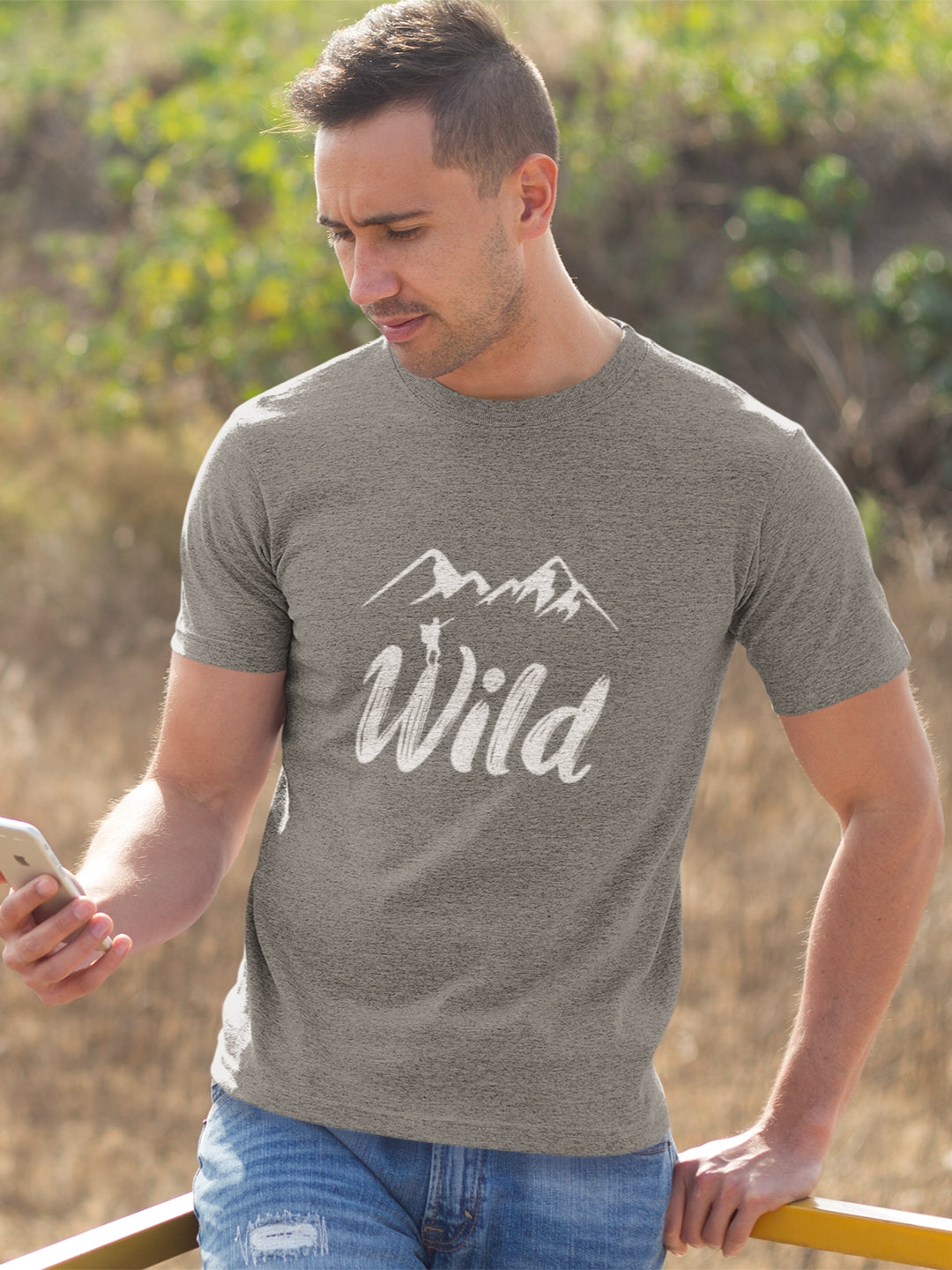 Wild Men's Printed T-shirt -