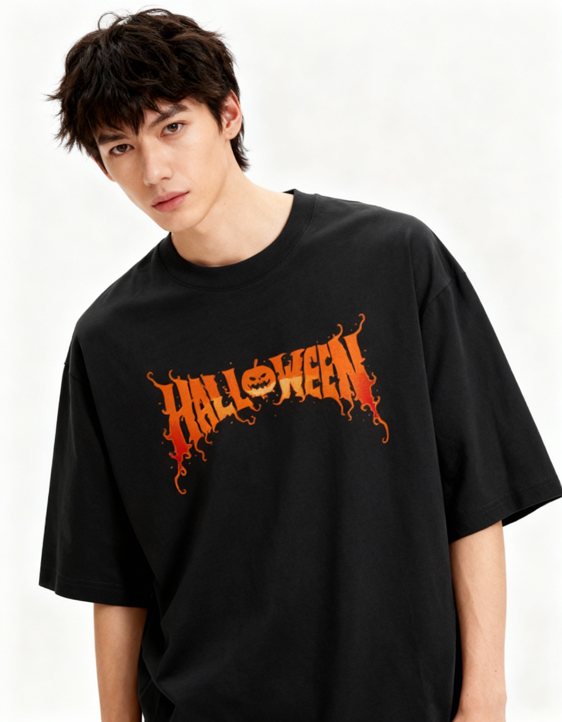 Moonlight Halloween Unisex Oversized Classic T-Shirt -