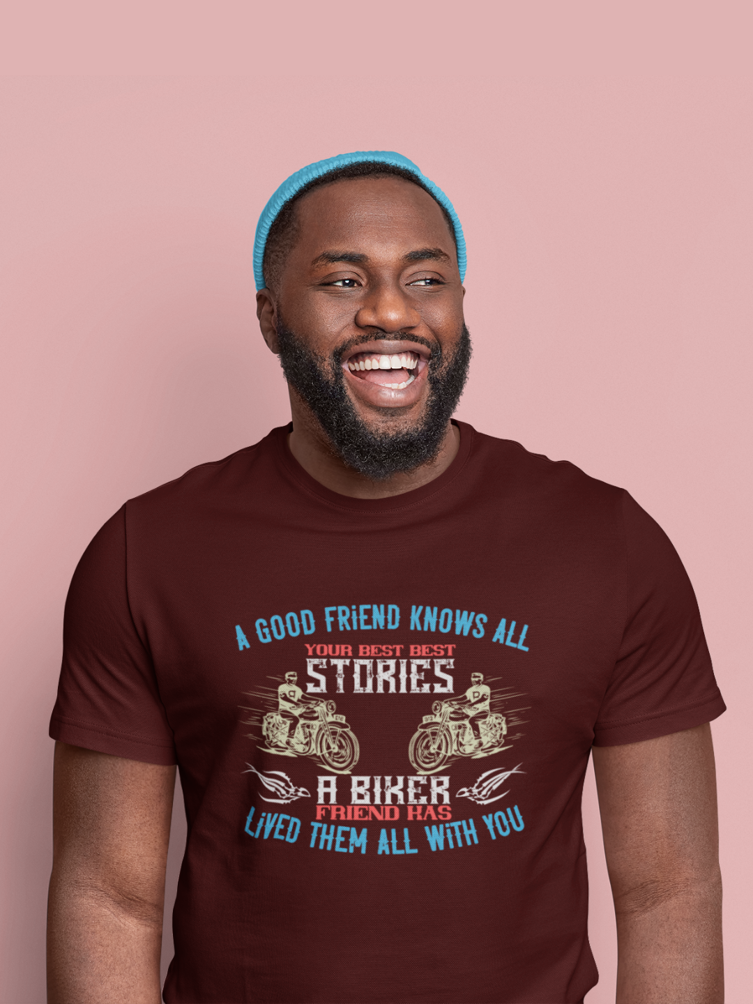 A Biker Friend Men's Printed T-shirt - 
