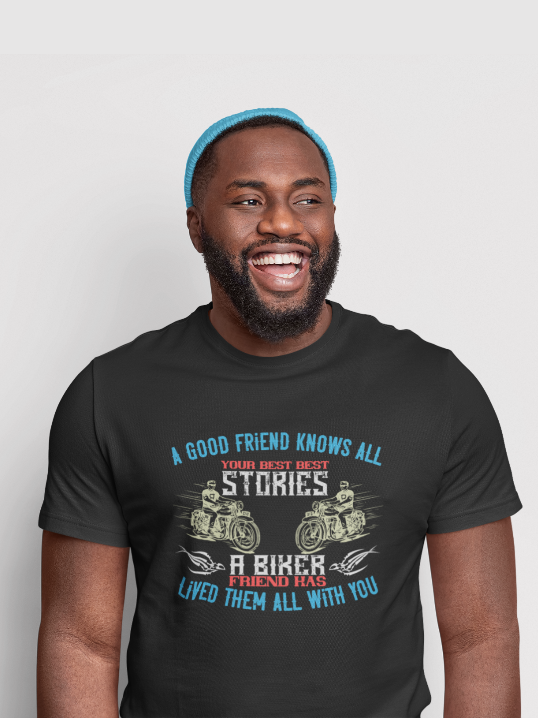 A Biker Friend Men's Printed T-shirt - Mode Attire