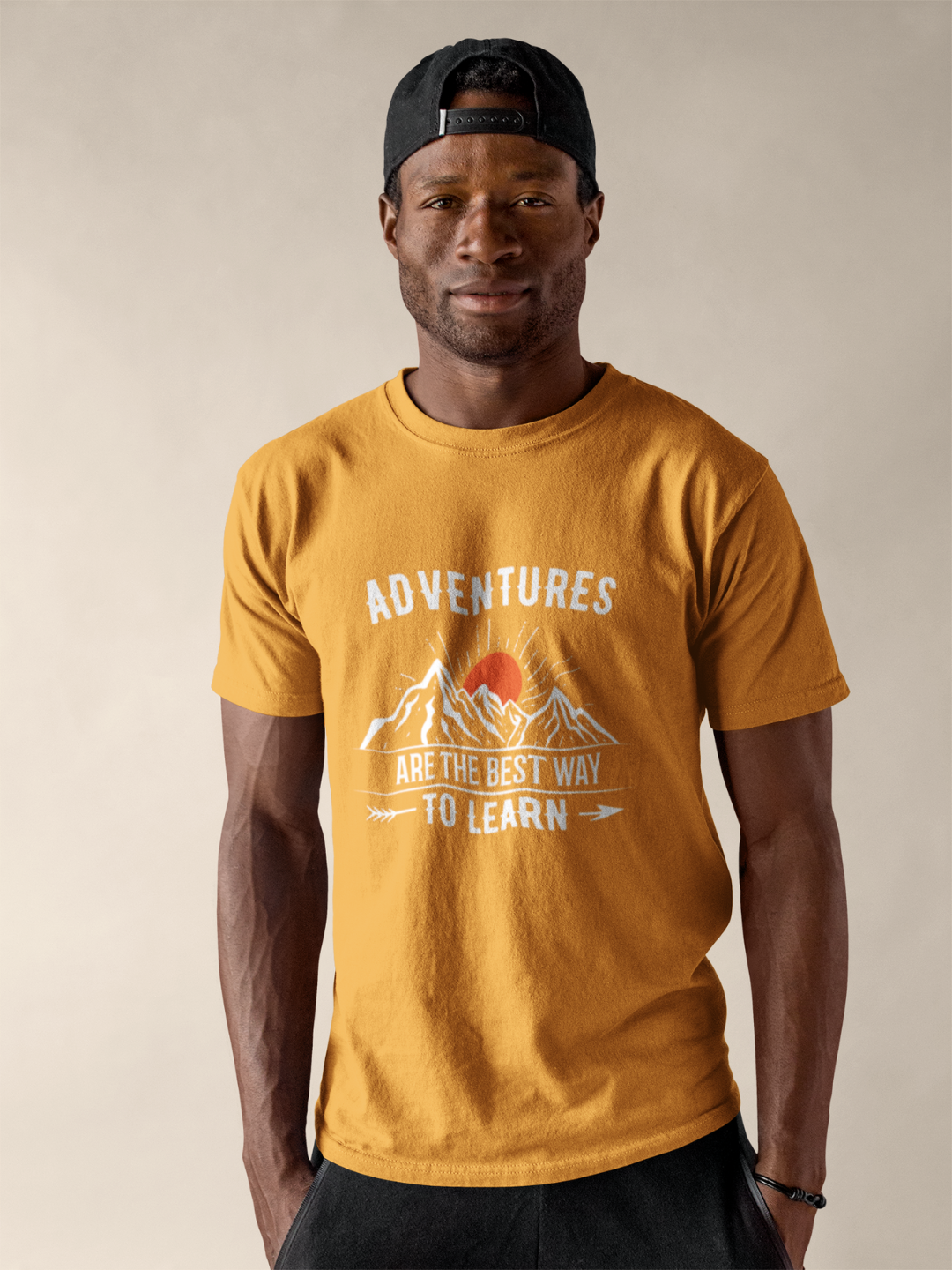 Adventures Are The Best Way To Learn Men's Printed T-shirt - Mode Attire