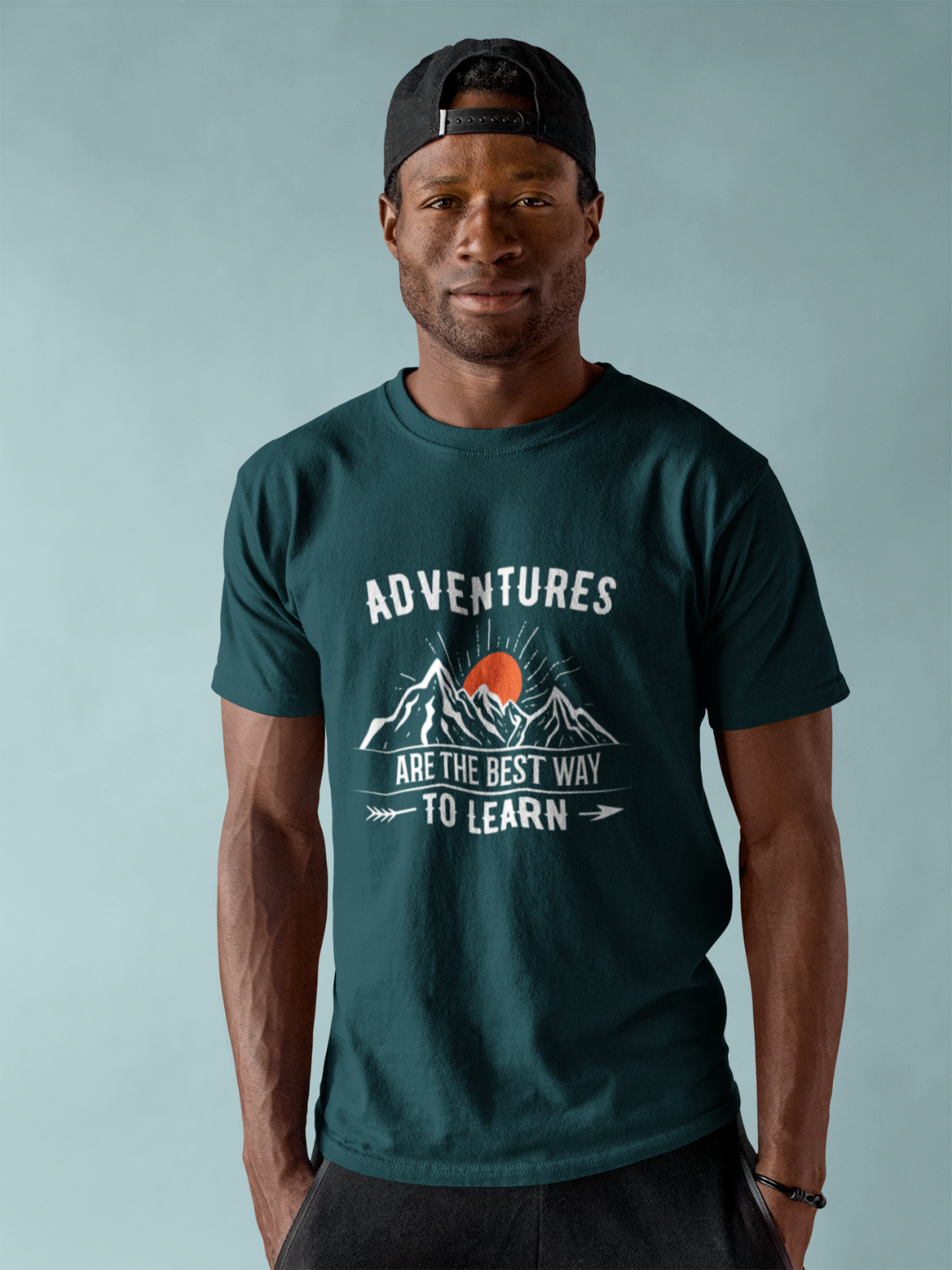 Adventures Are The Best Way To Learn Men's Printed T-shirt - Mode Attire