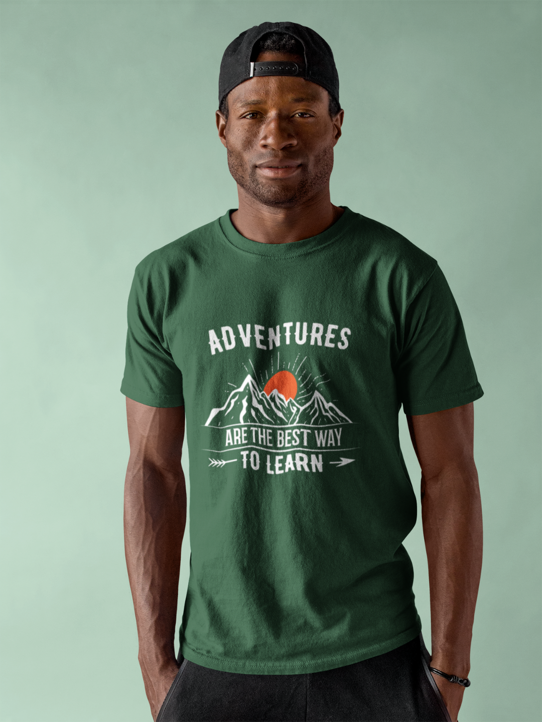 Adventures Are The Best Way To Learn Men's Printed T-shirt - Mode Attire