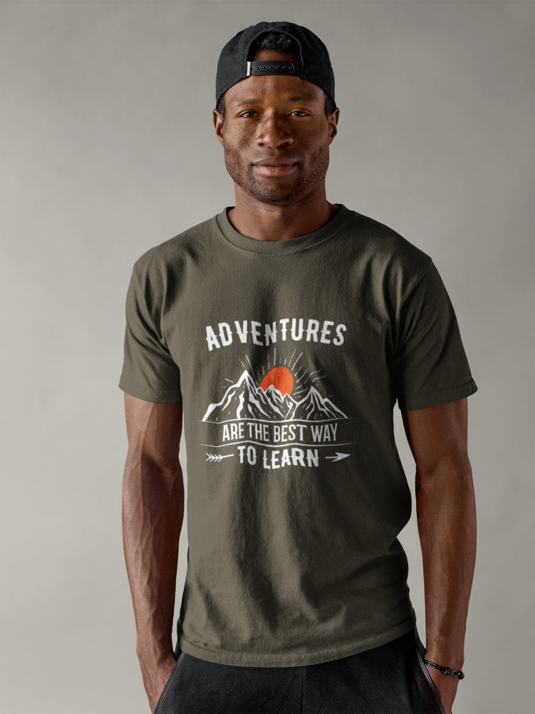 Adventures Are The Best Way To Learn Men's Printed T-shirt - Mode Attire