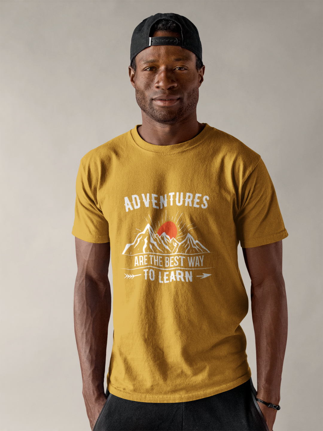 Adventures Are The Best Way To Learn Men's Printed T-shirt - Mode Attire