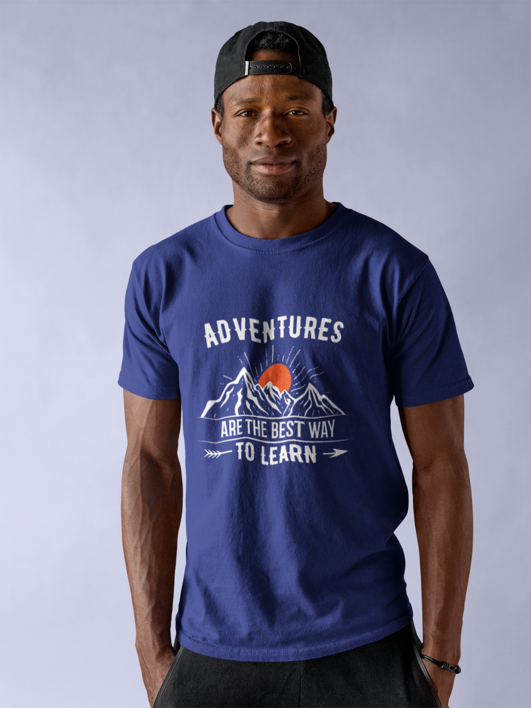 Adventures Are The Best Way To Learn Men's Printed T-shirt - Mode Attire