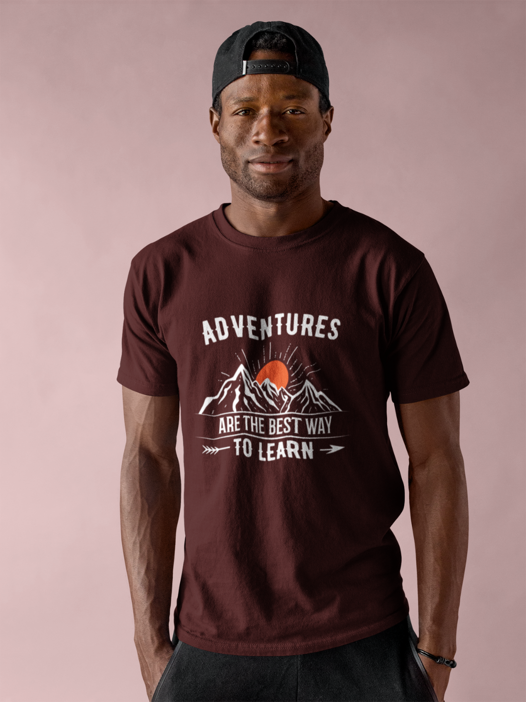 Adventures Are The Best Way To Learn Men's Printed T-shirt - Mode Attire