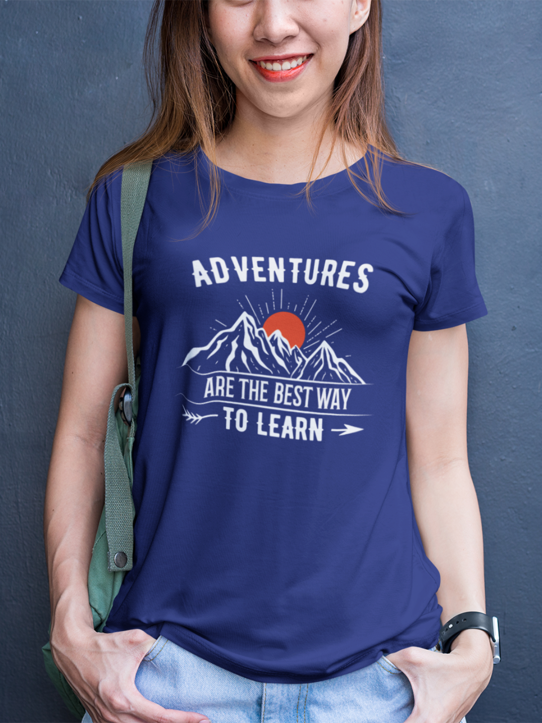 Adventures Are The Best Way To Learn Women's Printed T-shirt - Mode Attire