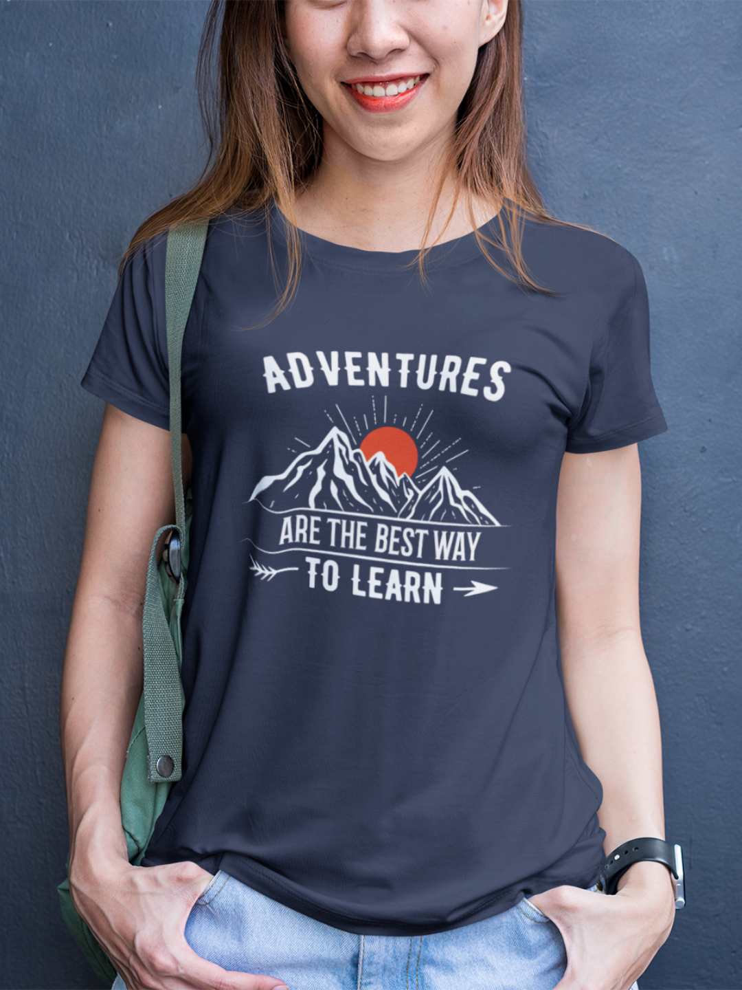 Adventures Are The Best Way To Learn Women's Printed T-shirt - Mode Attire