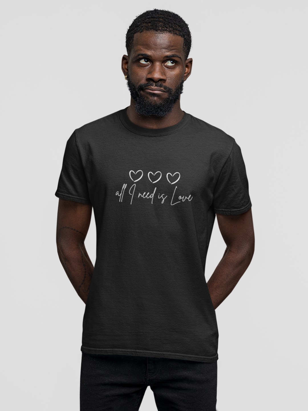All I Need Is Love Unisex Printed T-shirt - Mode Attire