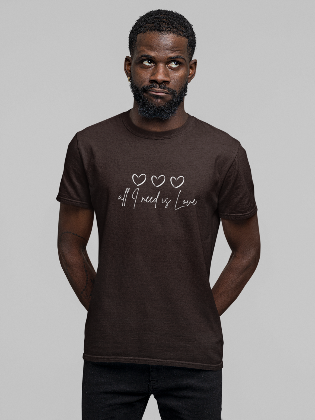 All I Need Is Love Unisex Printed T-shirt - Mode Attire