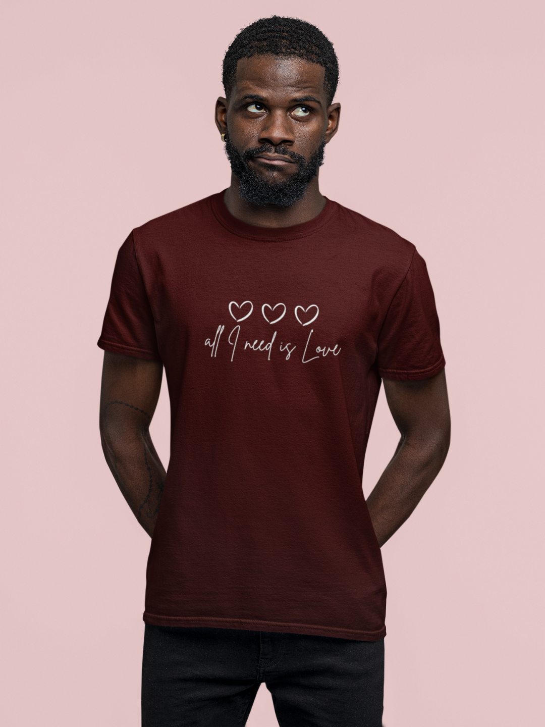 All I Need Is Love Unisex Printed T-shirt - Mode Attire