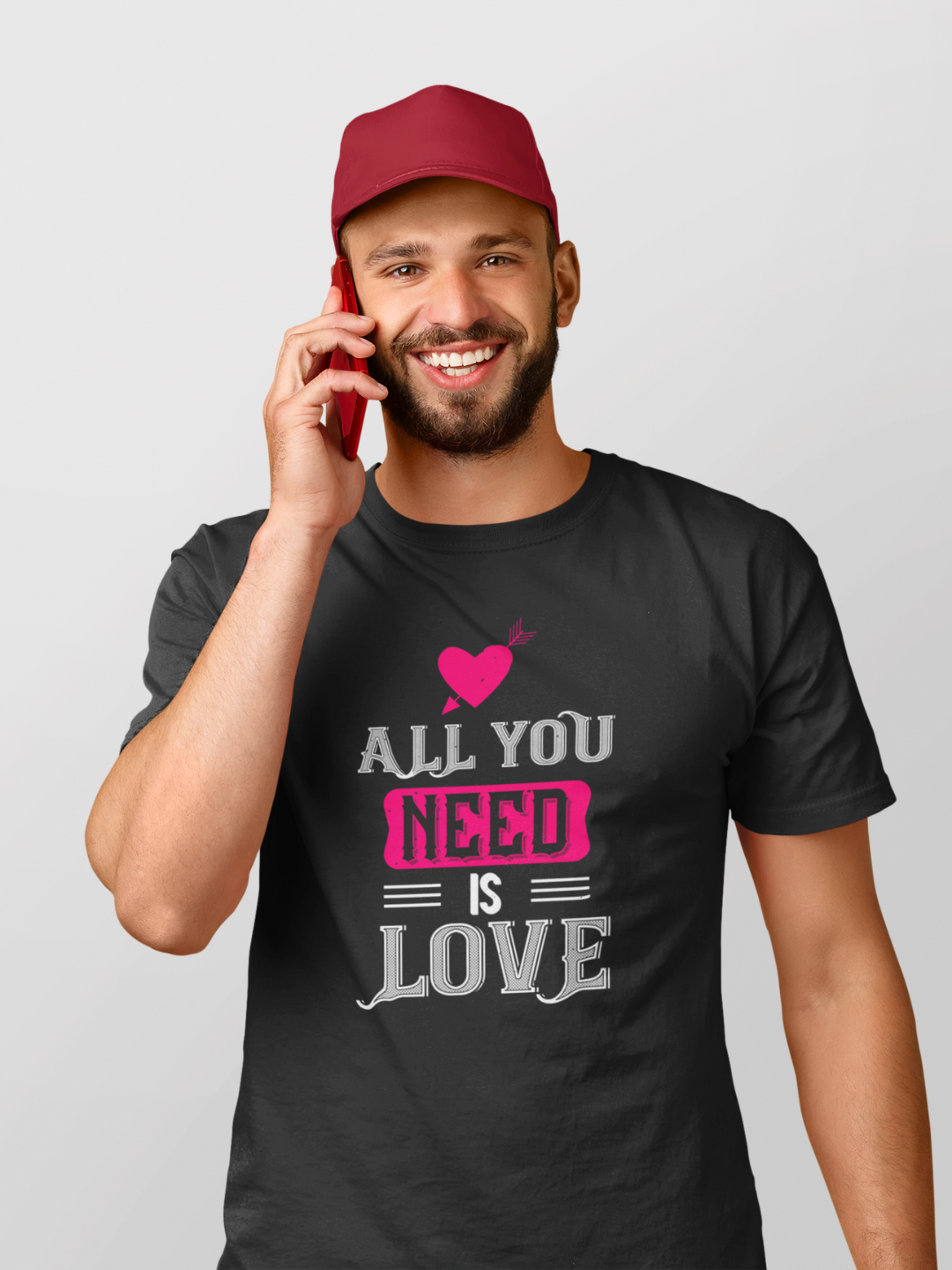 All You Need Is Love Unisex Printed T-shirt - 