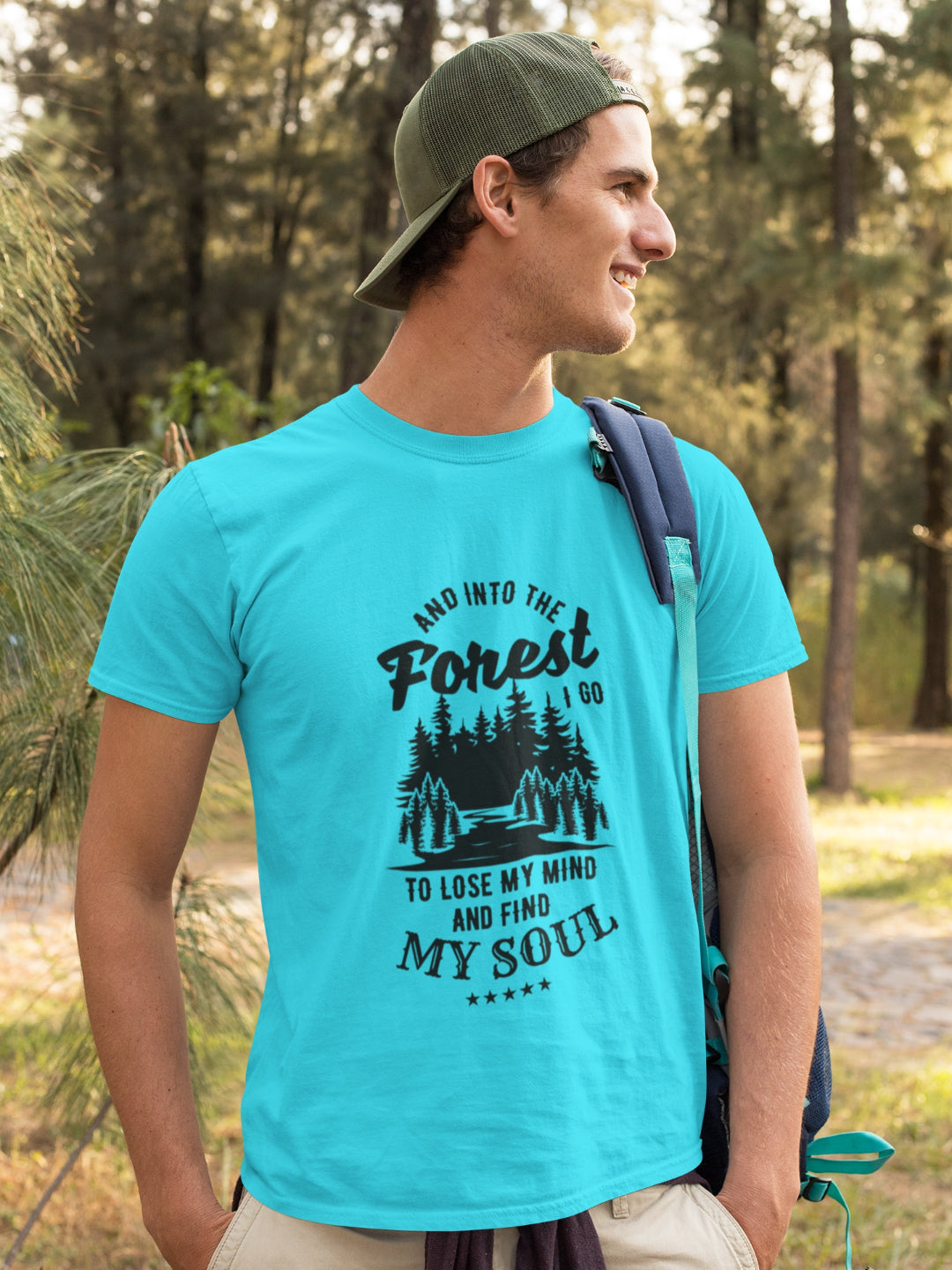 Into The Forest I Go To Find My Soul Men's Printed T-shirt
